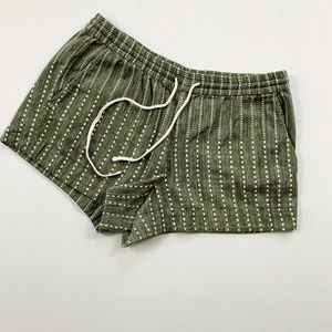 Lou & Grey Embroidered Woven Drawstring Shorts